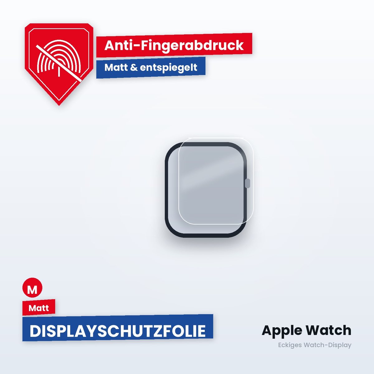 Displayschutzfolie Apple Watch – Matt