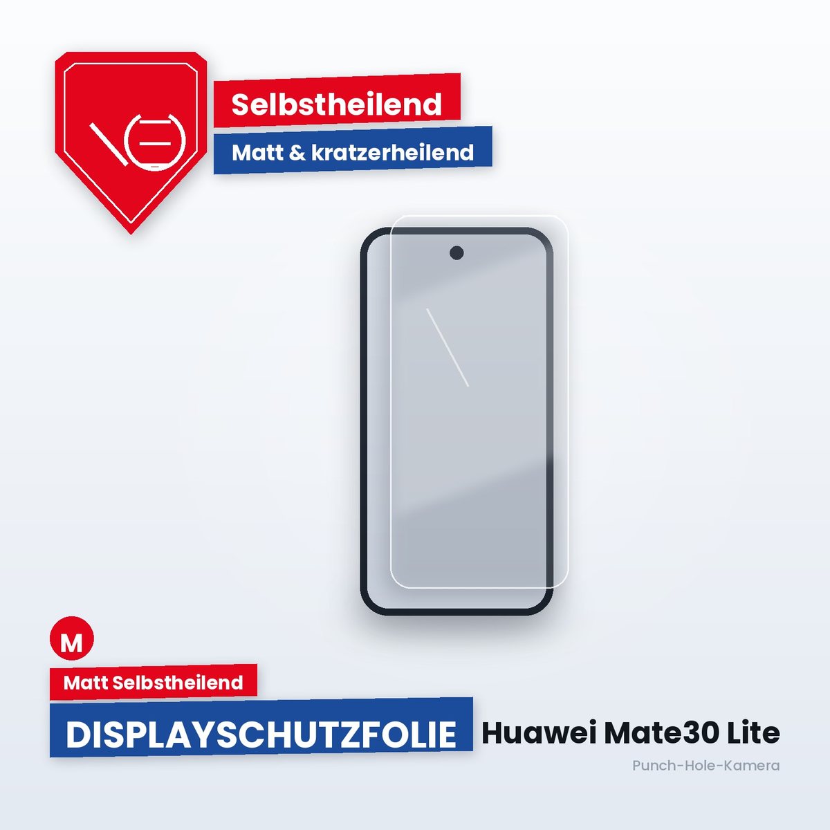 Displayschutzfolie Huawei Mate30 Lite – Matt Selbstheilend