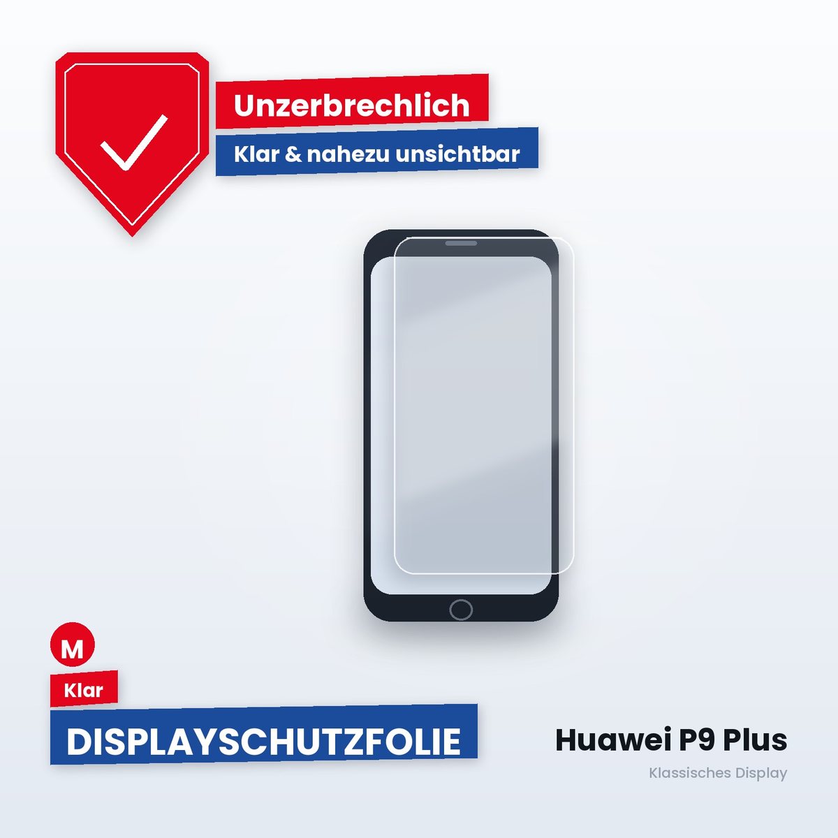 Displayschutzfolie Huawei P9 Plus – Klar