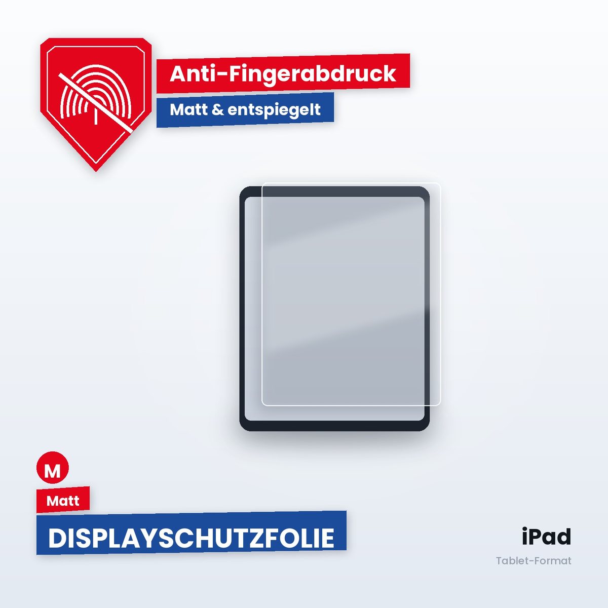 Displayschutzfolie iPad – Matt