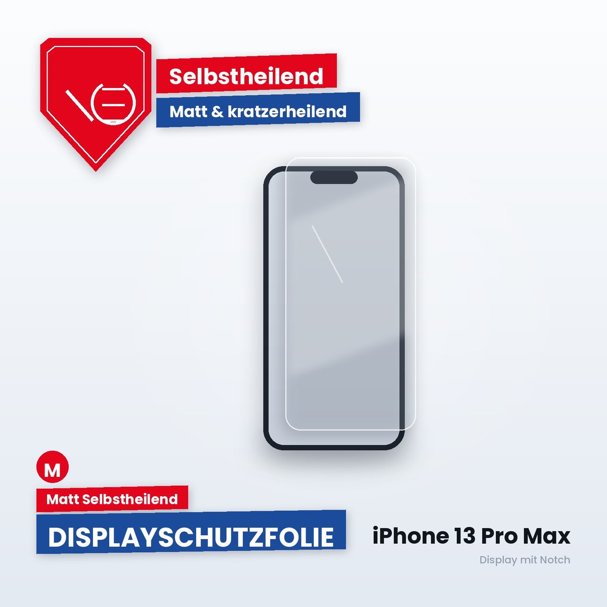 Displayschutzfolie iPhone 13 Pro Max – Matt Selbstheilend