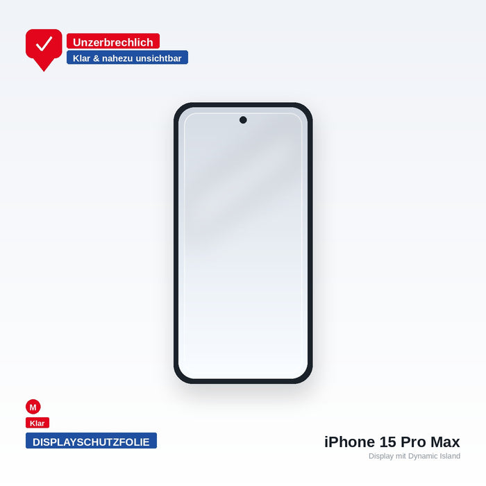 Displayschutzfolie iPhone 15 Pro Max
