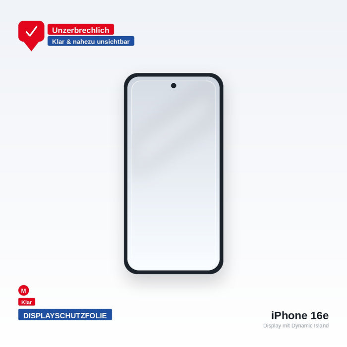 Displayschutzfolie iPhone 16e