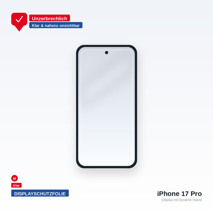 Displayschutzfolie iPhone 17 Pro