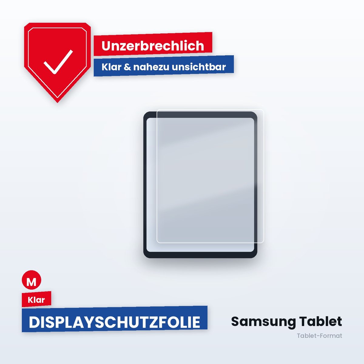 Displayschutzfolie Samsung Tablet – Klar